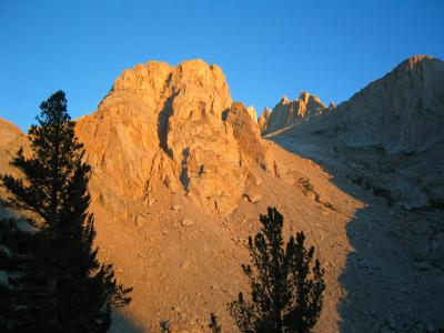 Sunrise over the eastern Sierras