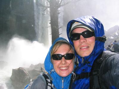 Lindsey and I on the Mist Trail