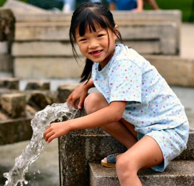 Park fountain