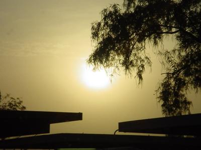 morning after a dust storm