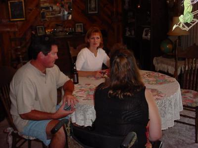 Cliff and Pennie and Tammy at Tammys house