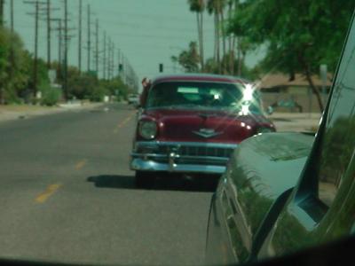 56 Chevy Nomad reflection