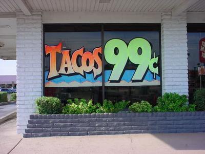 Tacos 99 cents Mesa Main & Lindsey road