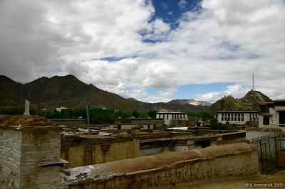 lhasa from potala palace