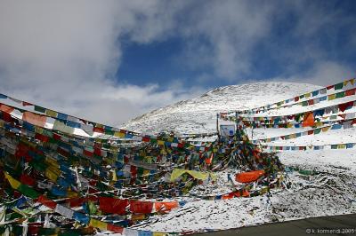 flags on the summit