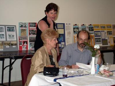 Cheryl W. with husband Mike and Jeanne D.