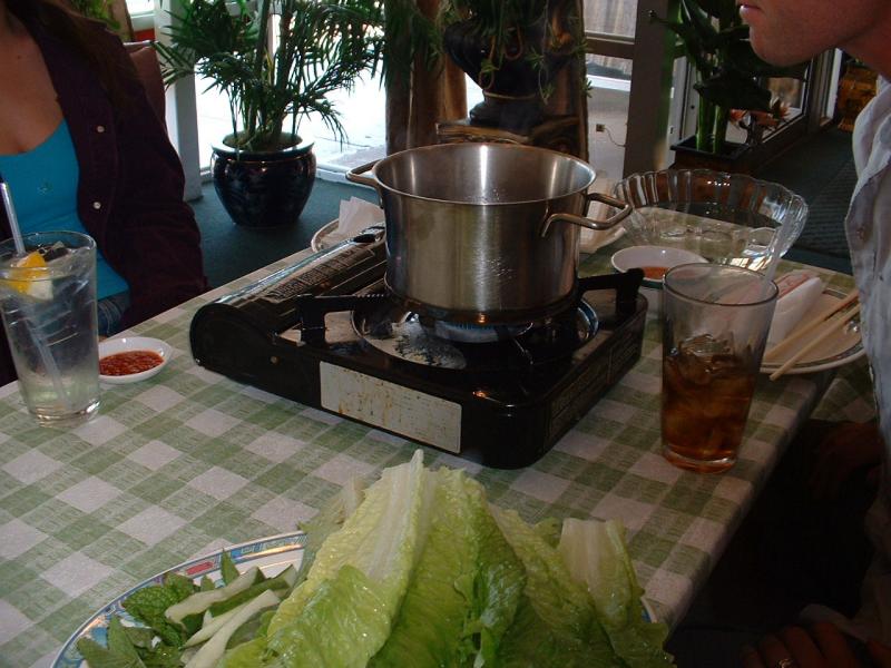 Hot Pot ready to cook.