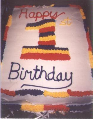1st Birthday - April 2003
