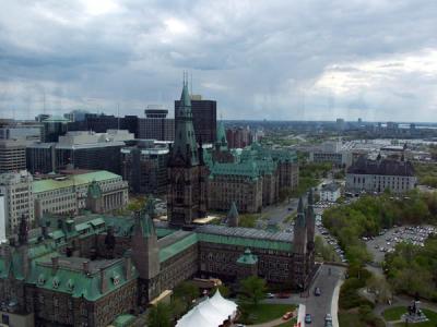 View from the Peace Tower