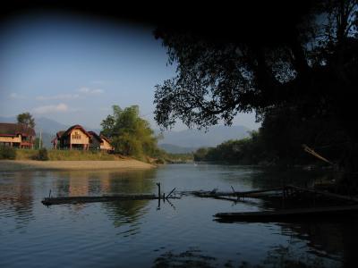 down the river with wet camera