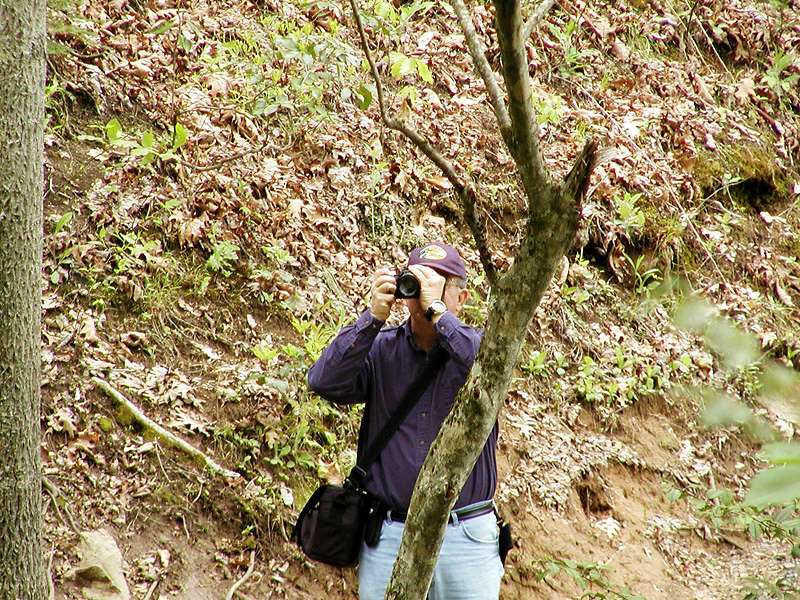 Taking pictures in the Smoky Mt. Natl Park