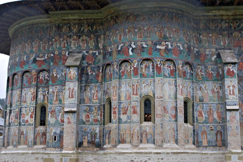 Sucevita Monastery Exterior