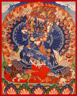 Vajrabhairava - with consort