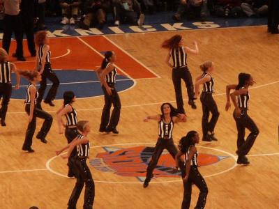 Dancers At The Knicks Game