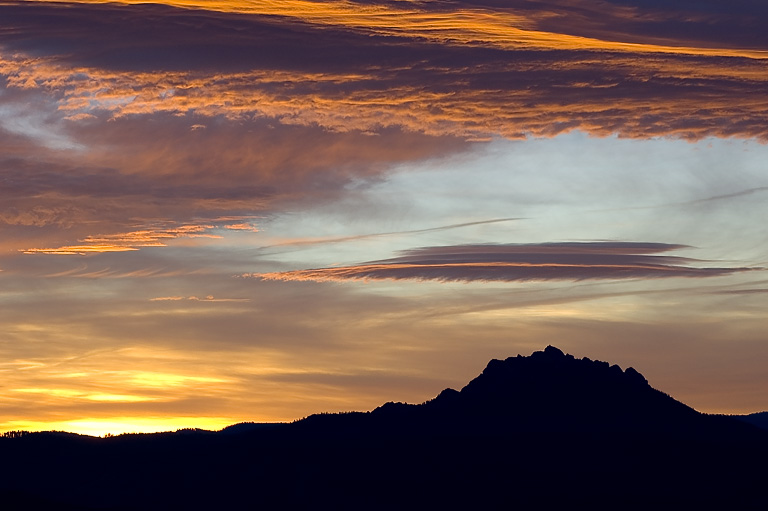 Sierra Sunrise and Buttes