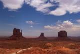 Monument Valley in Clouds