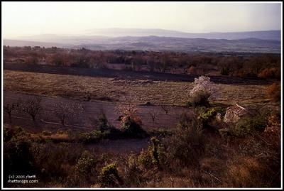 Provence, Murs, early morning light