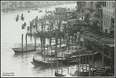 Venice, View from Rialto Bridge