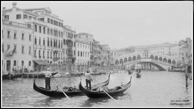 Venice, View to Rialto Bridge