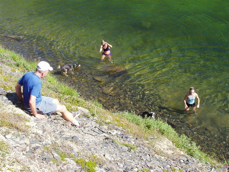 Devils Lake Swim Break I