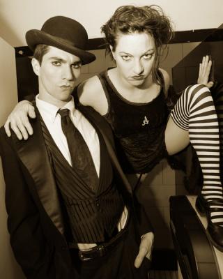 Brian Viglione and Amanda Palmer of the Dresden Dolls