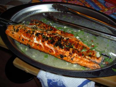 grilled salmon (info)