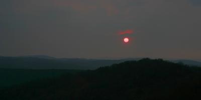 Sunset on the Parkway in May