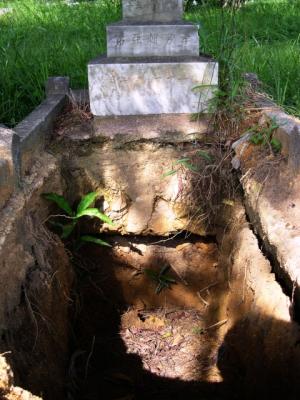 exhumed grave