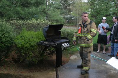 Gas Grill Fire