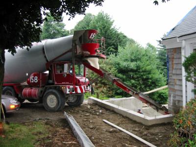 Concrete delivery.