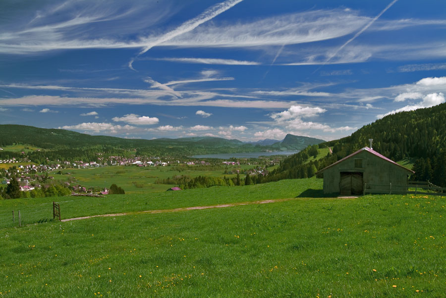 Pass of Marchairuz (Swiss Jura mountains)