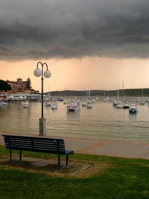 Storm over Sydney Harbour