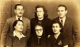 1947 - Berl & Fanzia Spasser, Moshe Strum, Klara Spasser, Sarah Wald & Rela Strum