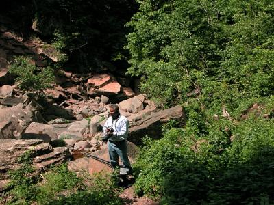 Harry at the falls...