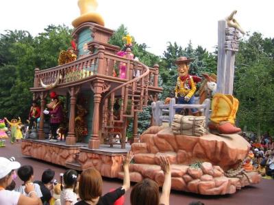 Woody in the parade
