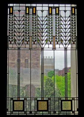 The famous Tree of Life window from the Martin House, at the Johnson.