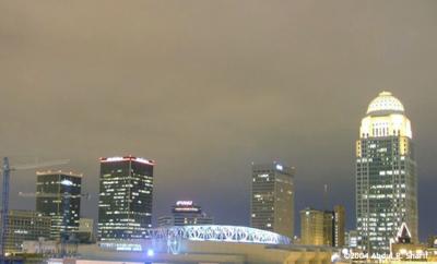 Louisville night Skyline From rooftop
