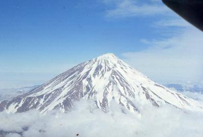 Mt. Damavand from the air