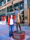 Mary Tylor Moore statue - Warehouse District in Minneapolis