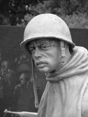 World War II Memorial-Does he have to be so sad?