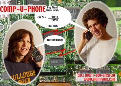 World's First Graphing Calculator Cellphone Fremiet