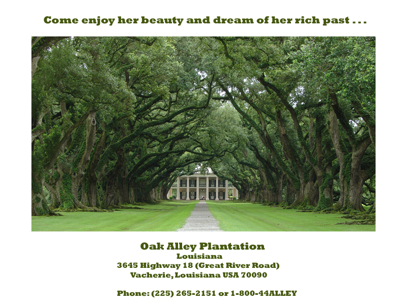 6th<br>Oak Alley Plantation  (by Natalia)