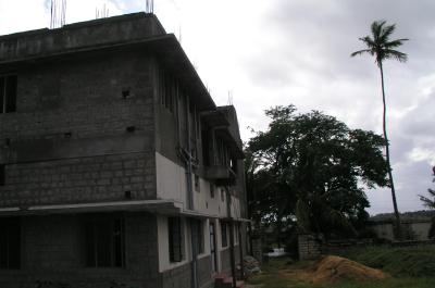 View of upcoming hall