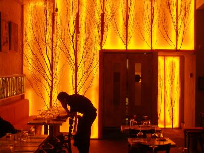 Orange Glow Waiter