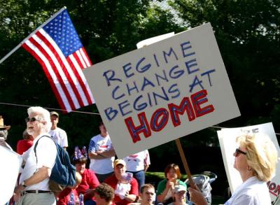 Counter-culture 4th of July parade, Ashland, Oregon