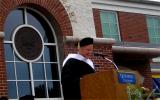 Dr. Chris Matthews at the Quinnipiac University graduation ceremonies