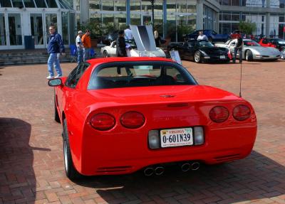 Fast Red Corvette
