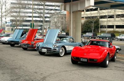 Classic Corvettes at Waterside