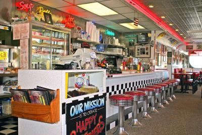 Mel's Diner Interior