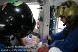 Donny and Sherilee work on a patient involved in an MVA in Aeromed 1